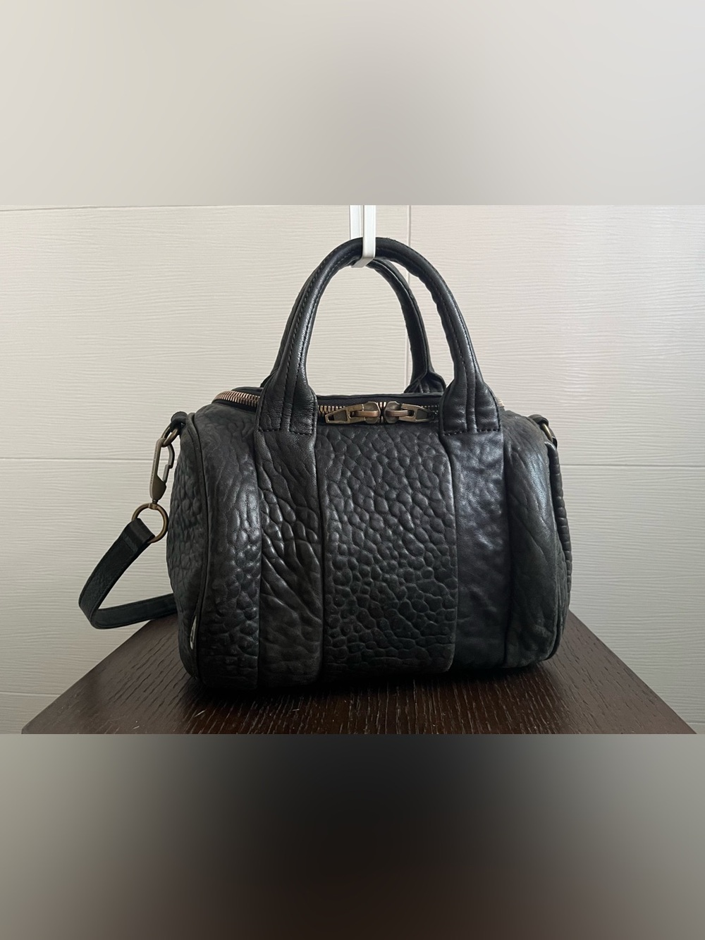 Alexander Wang Rocco Black Leather crossbody Bag - first gen